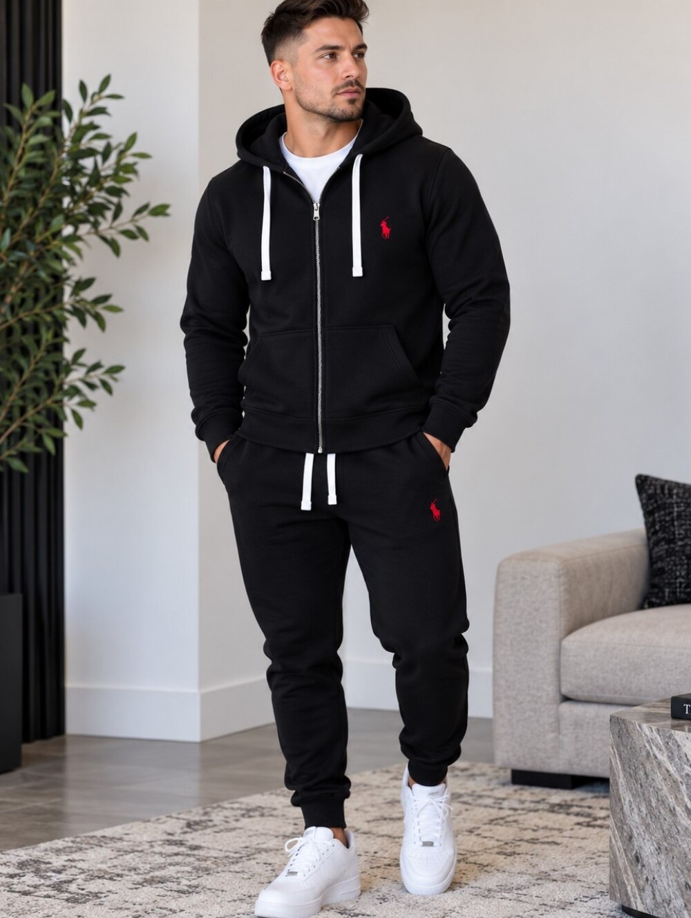 Polo Ralph Lauren Black Sweatsuit NWT